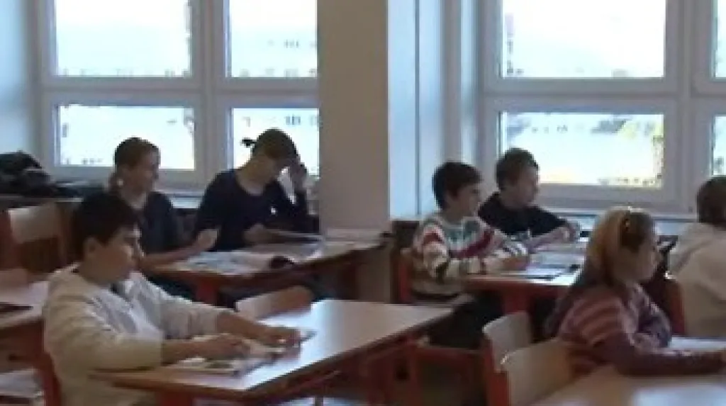 Vyměněná plastová okna ve třídě