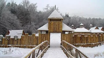 Středověká vesnice Fantasy