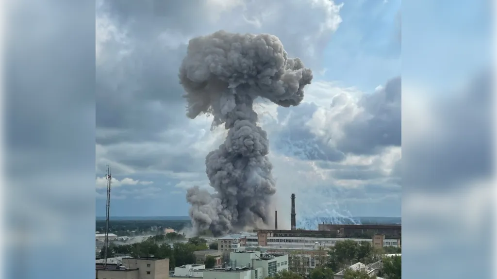 Exploze ve městě Sergijev Posad nedaleko Moskvy