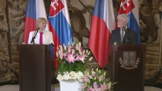 Prezidentka Zuzana Čaputová a prezident Petr Pavel