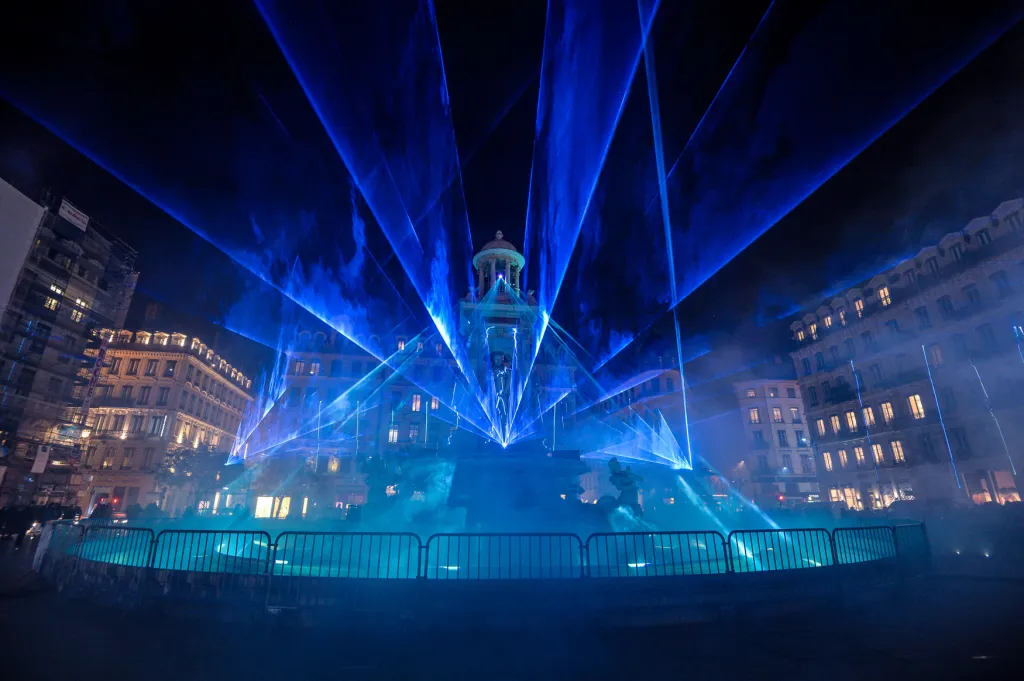 Festival světel ve francouzském Lyonu