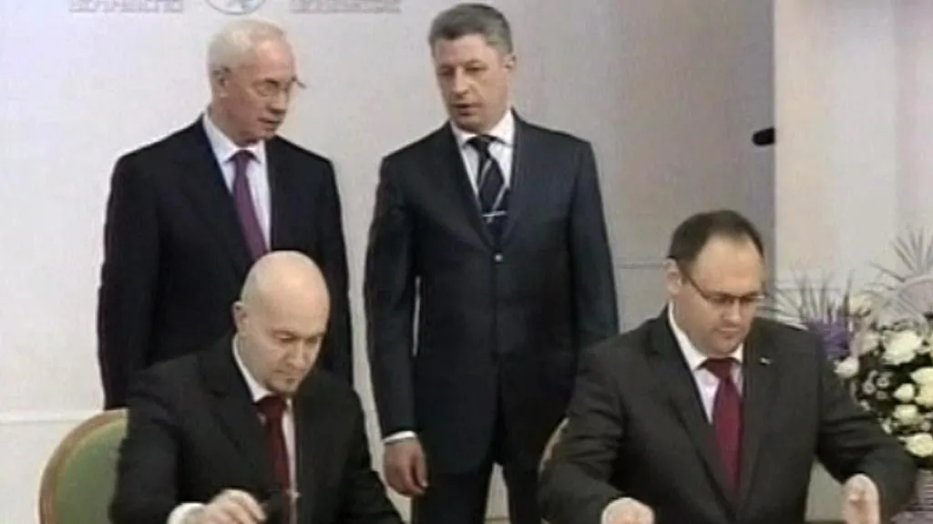 Podpis ukrajinsko-španělské dohody