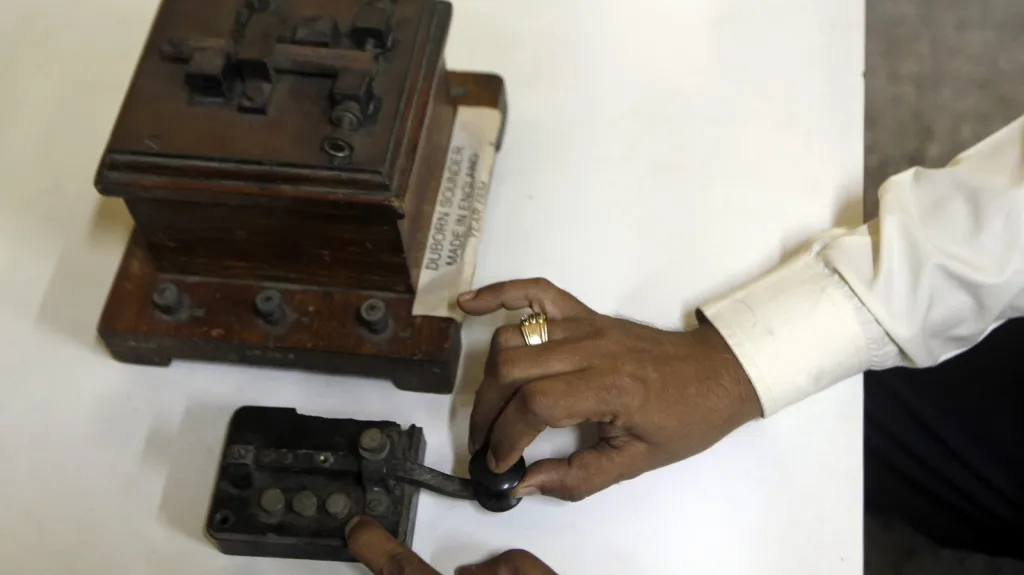 Posílání telegramů v Indii