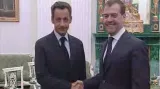 Nicolas Sarkozy a Dmitrij Medveděv