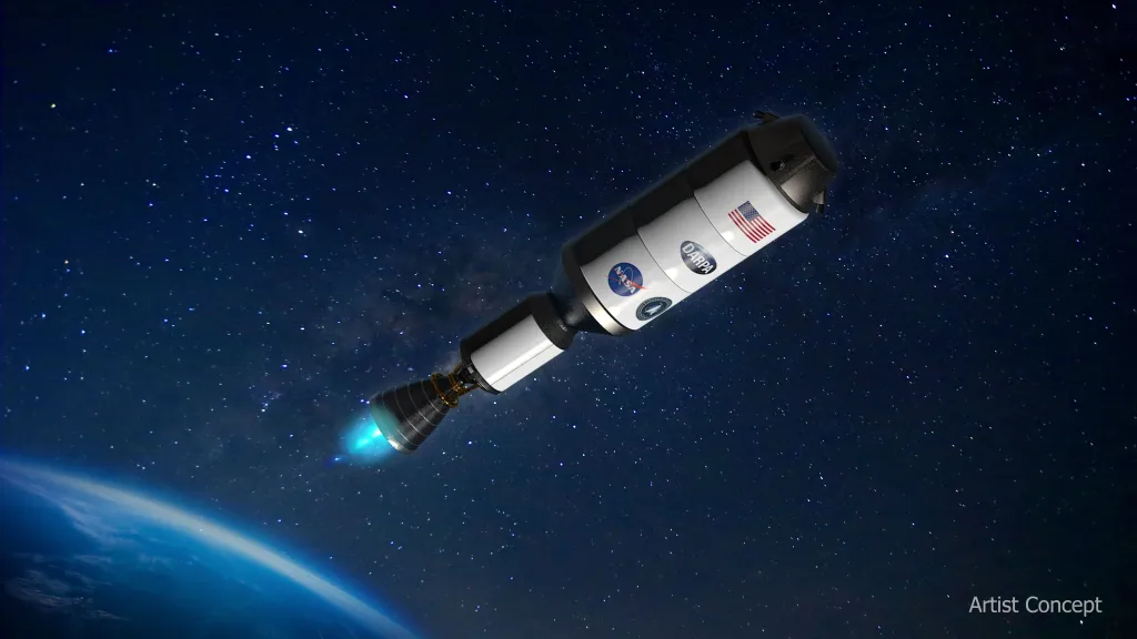 Koncept rakety na jaderný pohon
