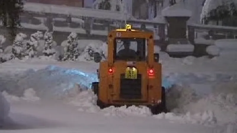 Odklízení sněhové nadílky