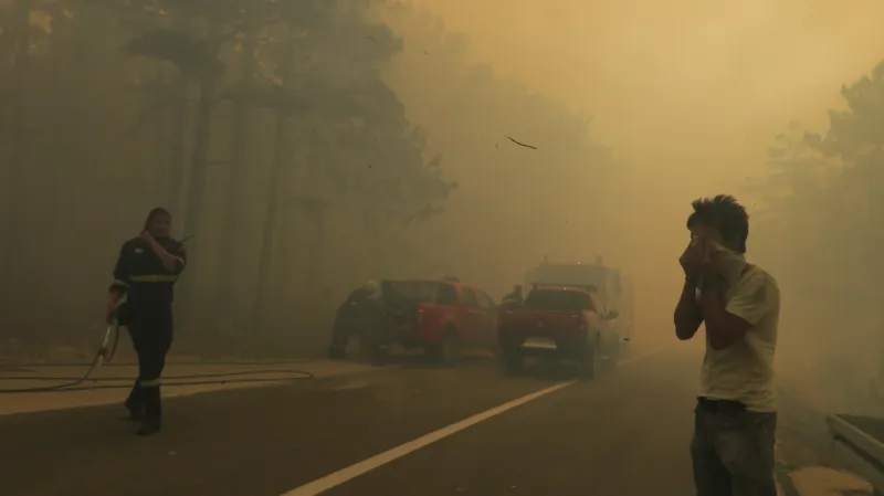 Lesní požáry v Chorvatsku