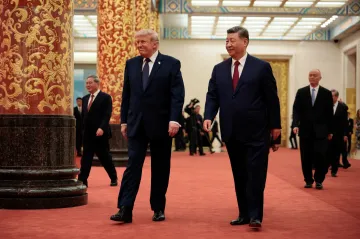 Trump se účastní státní večeře v Číně