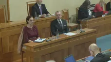 Lucie Dolanská Bányaiová a Zdeněk Kühn v Senátu