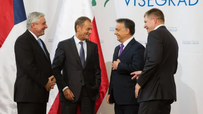 Premiéři zemí Visegrádské čtyřky