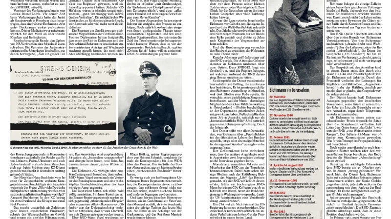 Der Spiegel o Adolfu Eichmannovi