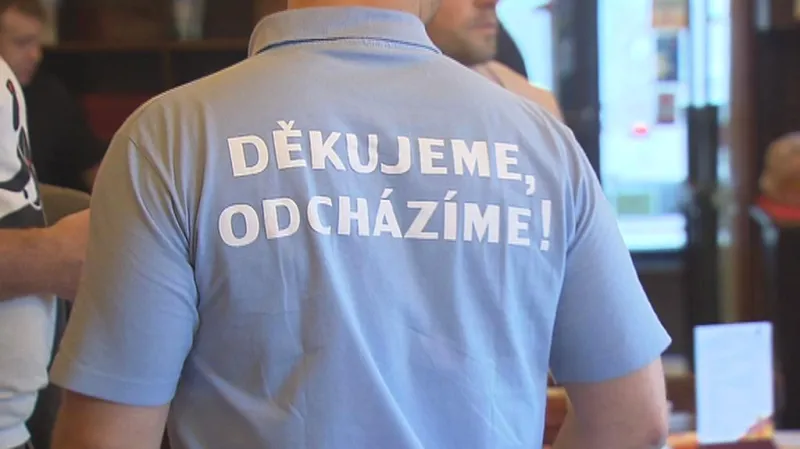 Děkujeme, odcházíme