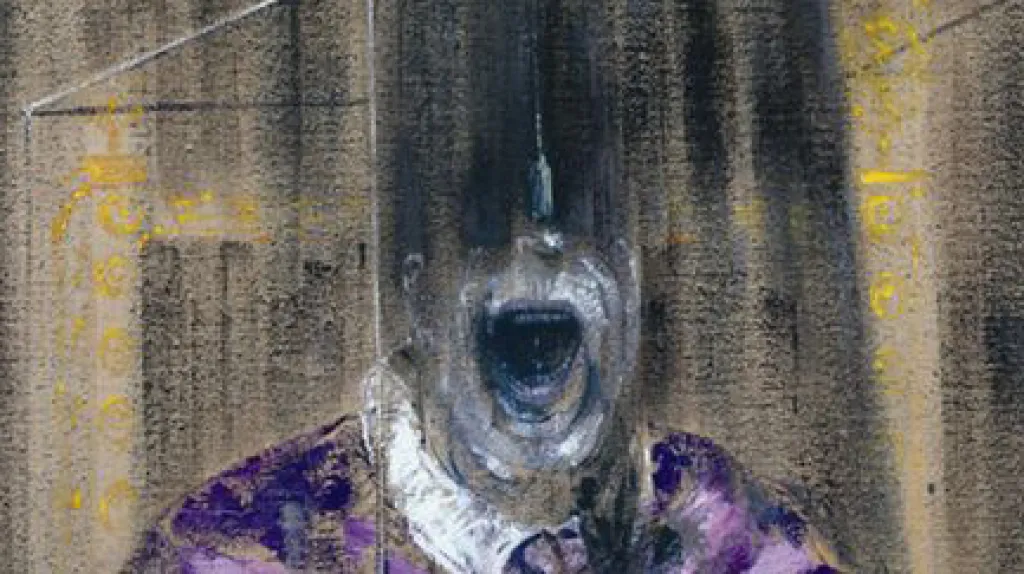 Obraz křičícího papeže od Francise Bacona