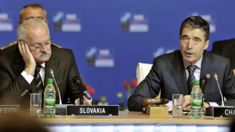 Ivan Gašparovič a Anders Fogh Rasmussen