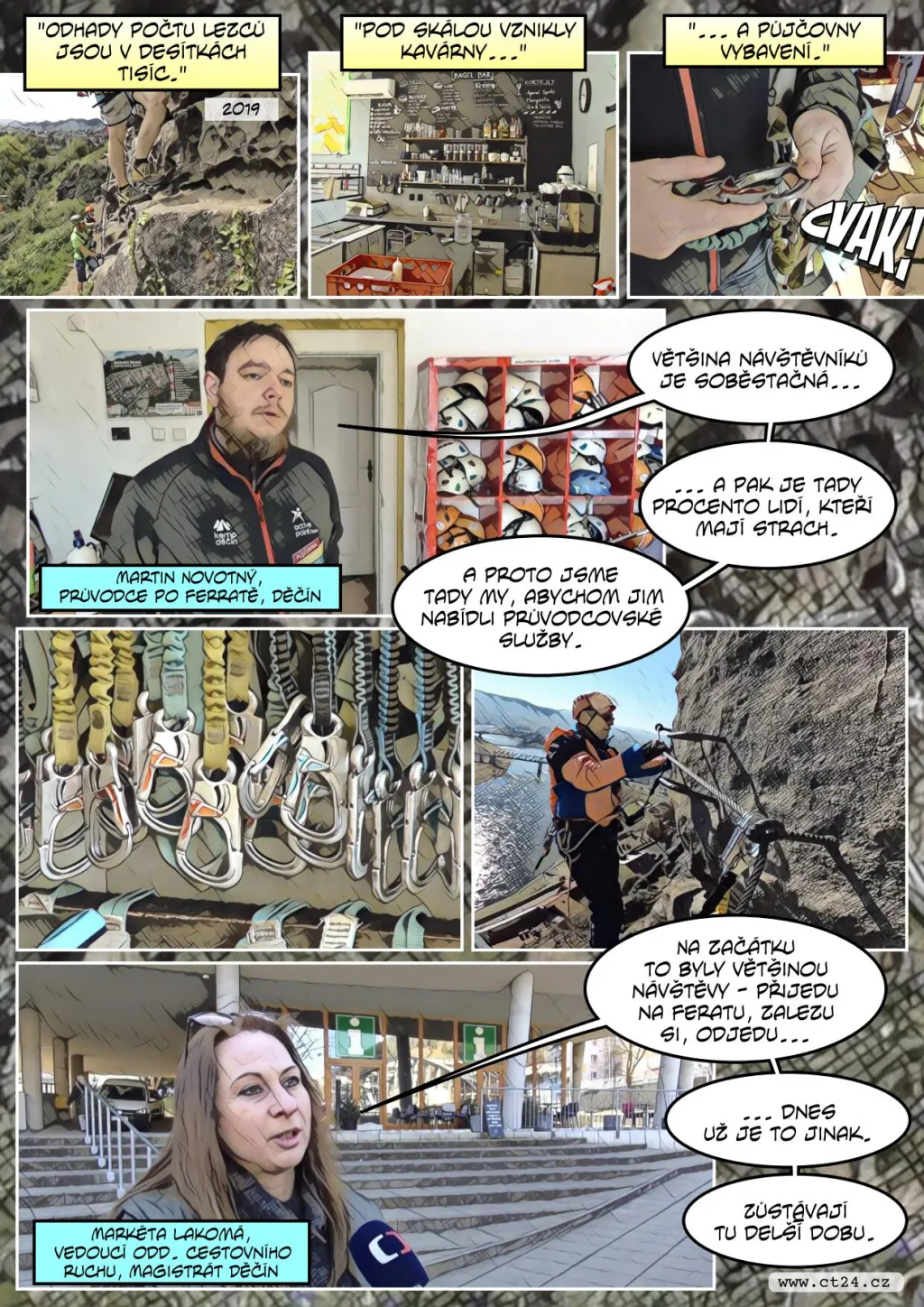 Rozmach skalních stezek