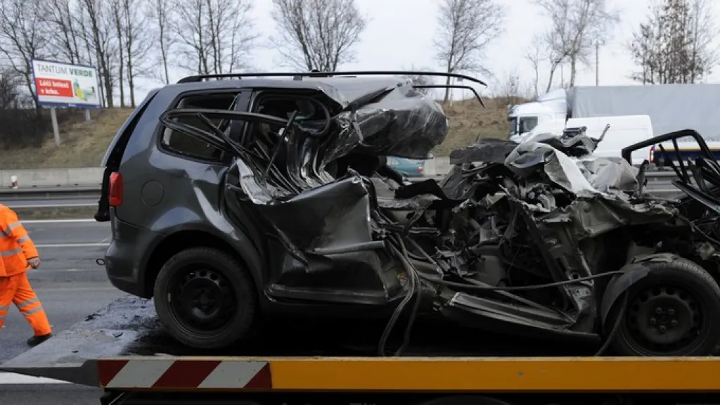 Zničené auto