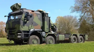 Vozidlo IVECO GTF3 s pancéřovou kabinou