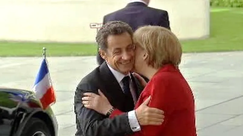 Angela Merkelová a Nicolas Sarkozy
