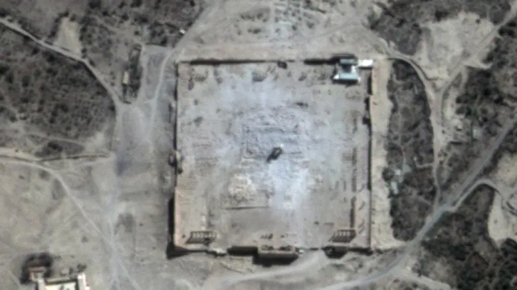 Zničený Belův chrám