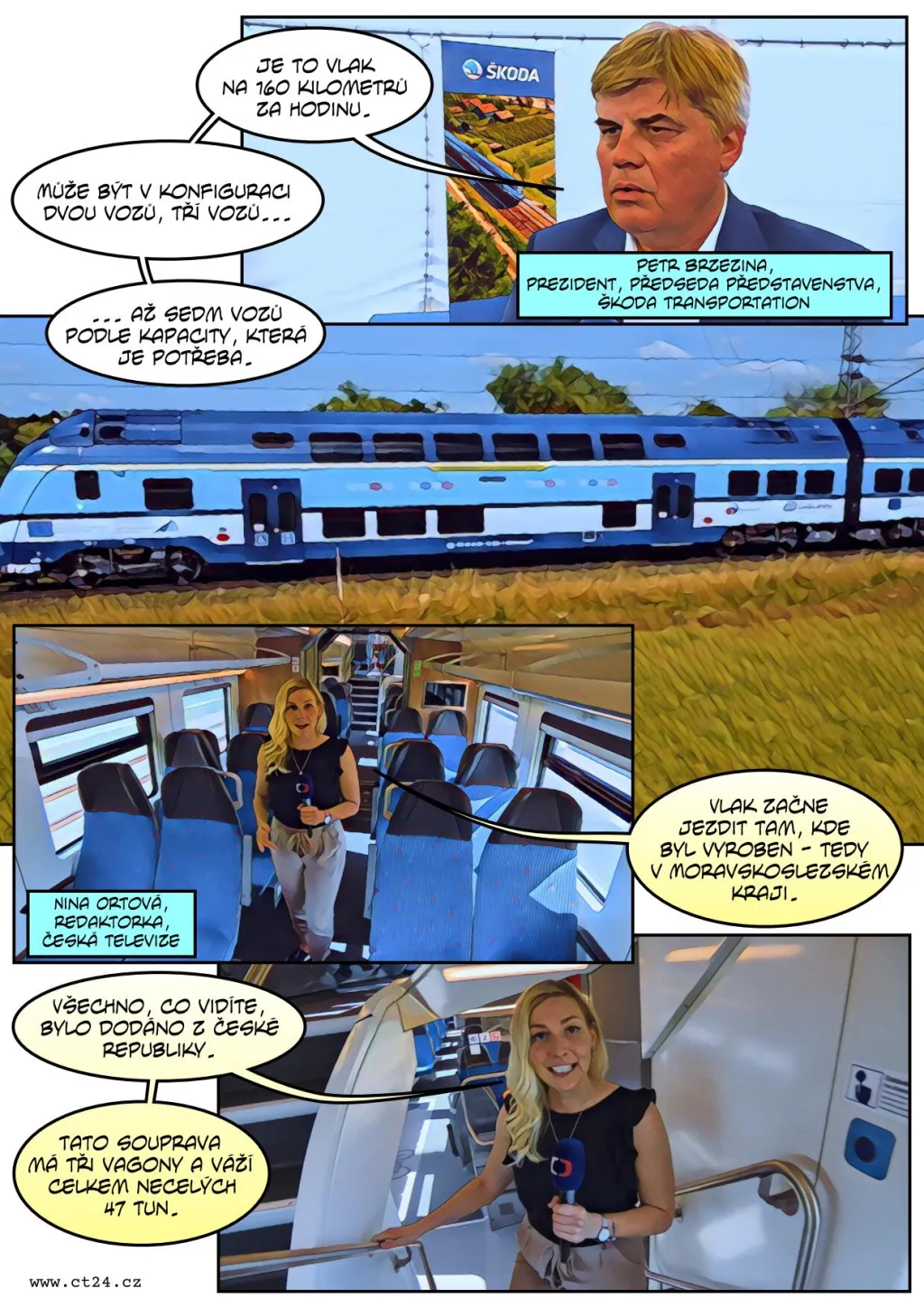 Nové dvoupatrové vlaky přinesou větší pohodlí