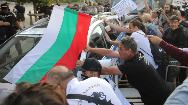 Protesty v Sofii