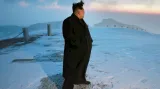 Kim Čong-un na vrcholu hory Pektu