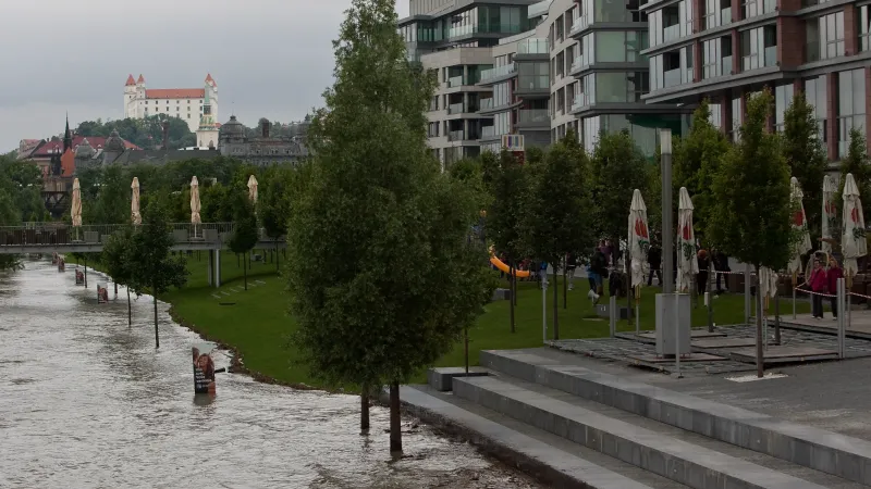 Záplavy v Bratislavě