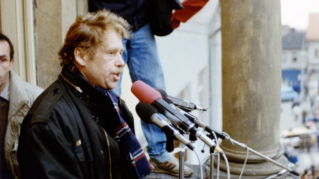 Václav Havel ve filmu Něžná revoluce