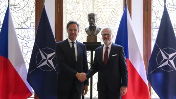 Mark Rutte a Petr Fiala