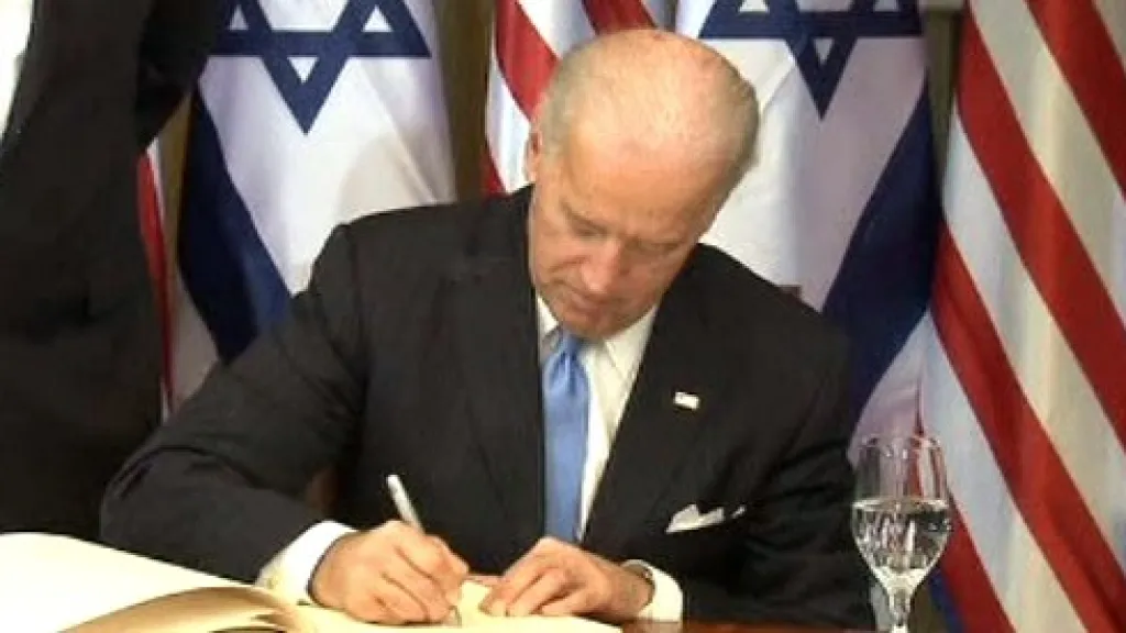 Joe Biden na návštěvě Izraele