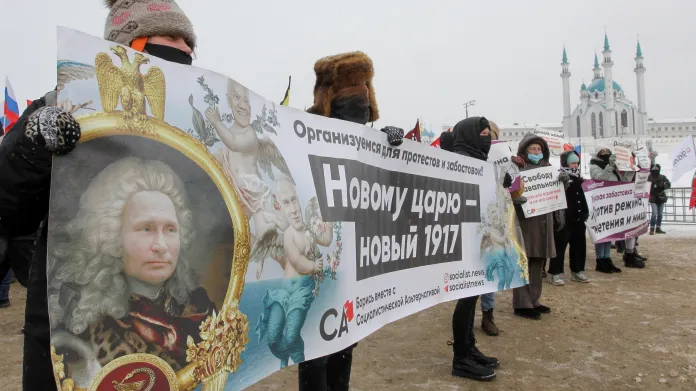 Protest v Kazani