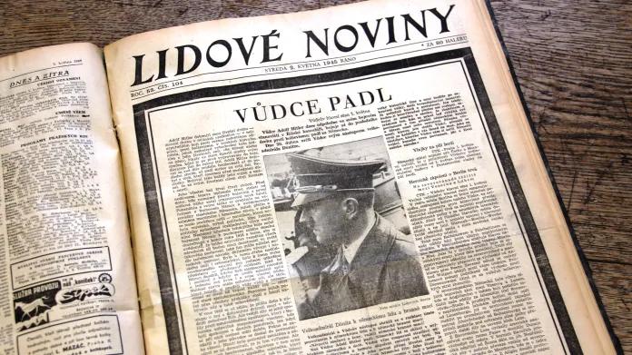 Smrt Adolfa Hitlera v českém tisku