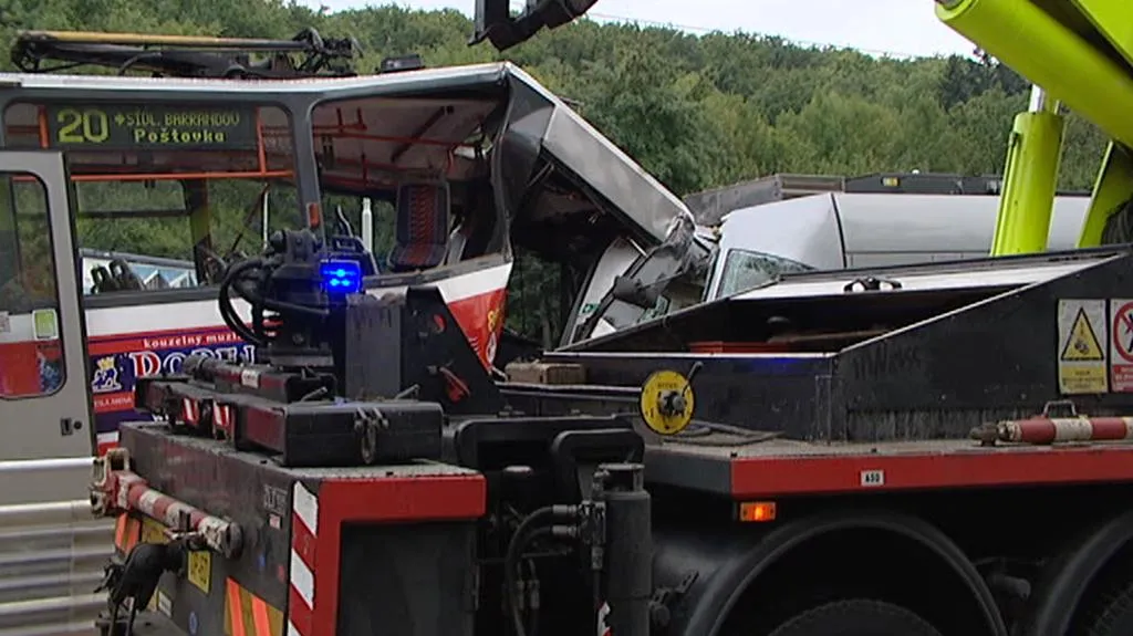 Srážka tramvají v Praze