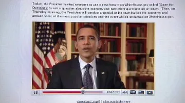 Barack Obama na internetu