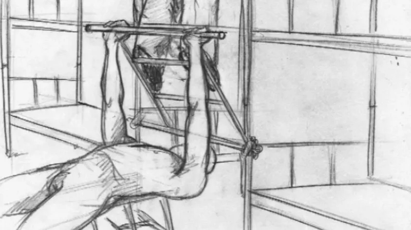 Roman Týc / kresba z vězení