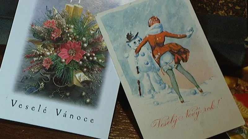 Vánoční pohlednice