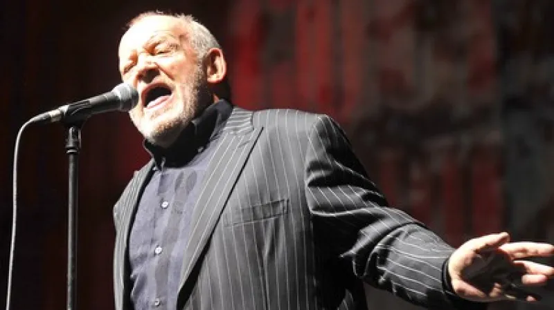 Joe Cocker při brněnském koncertu