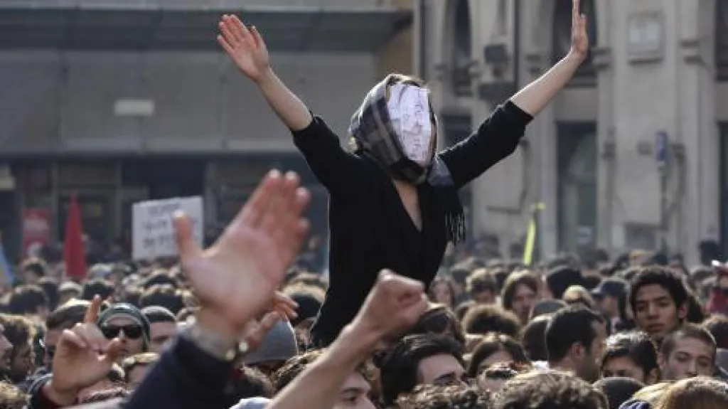 V Itálii se protestovalo proti škrtům ve školství