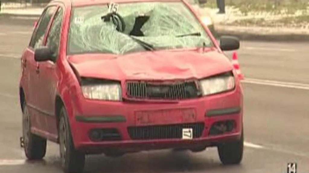 Osobní auto po nehodě