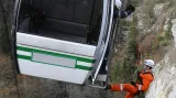 Cvičení záchranářů na Macoše