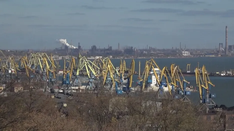 Ukrajinský přístav Mariupol