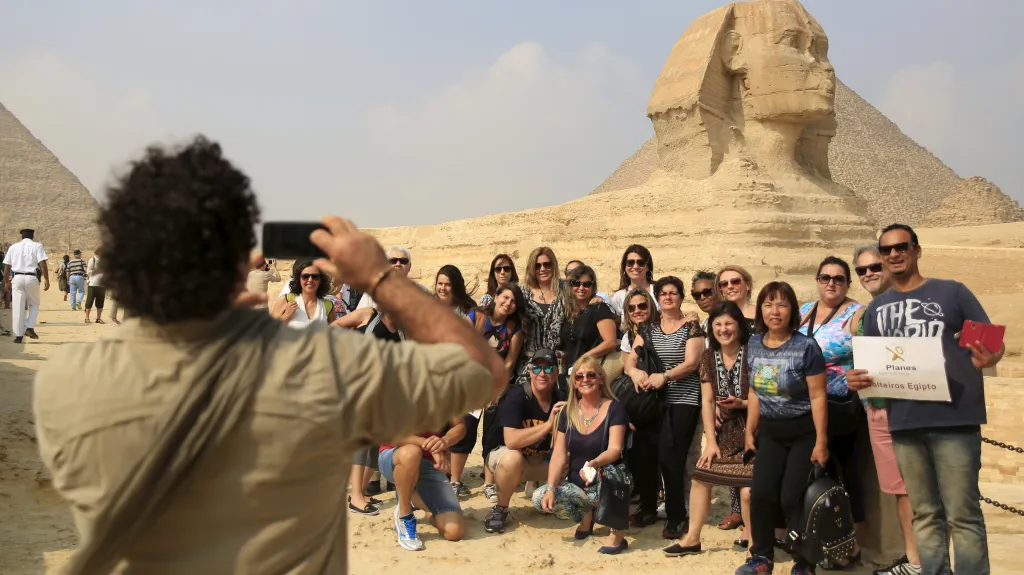 Turisté v Egyptě