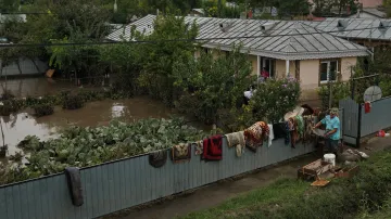 Povodně zasáhly i župu Galati v Rumunsku