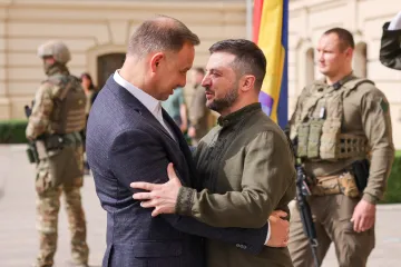 Známe ruský imperialismus, Ukrajinu budeme podporovat do posledního dne, slíbil v Kyjevě Duda