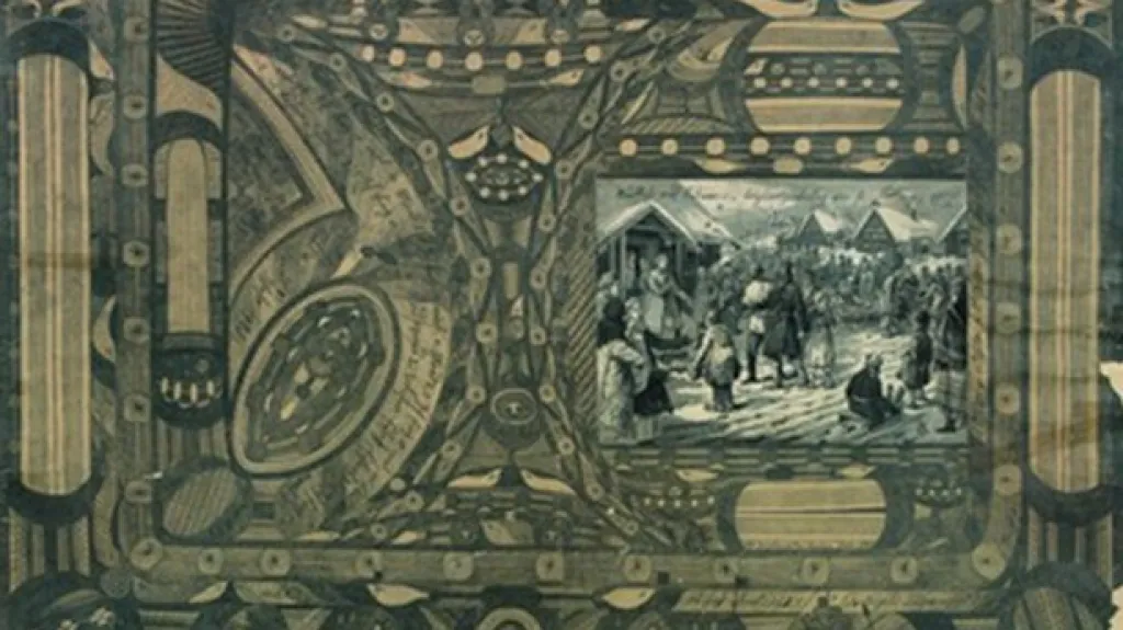 Adolf Wölfli / Návraty ze Sibiře (výřez)