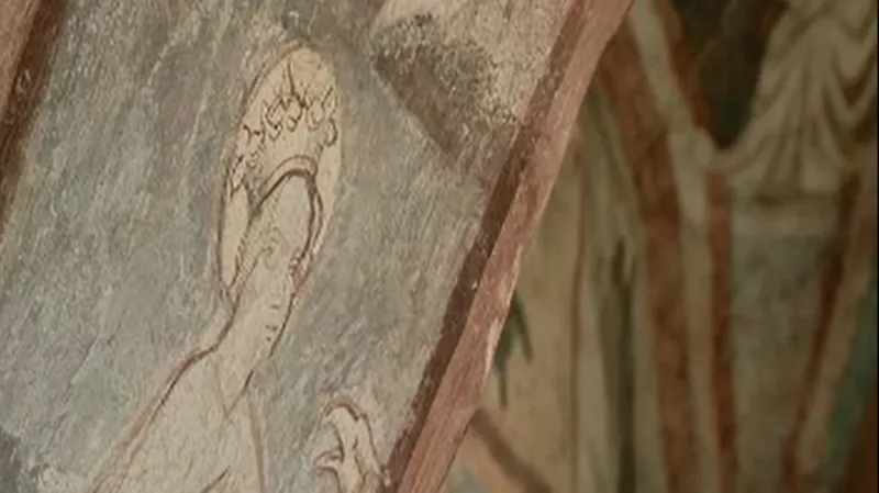 Malby v kostele v Ludrové