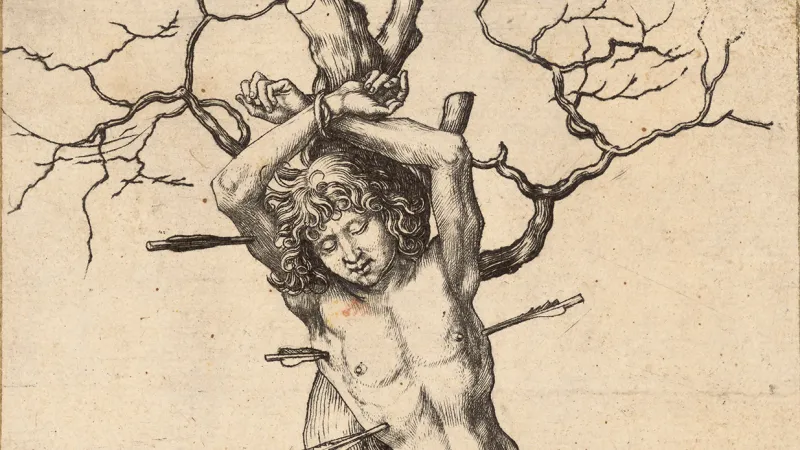 Martin Schongauer, Svatý Šebestián, poslední třetina 15. století