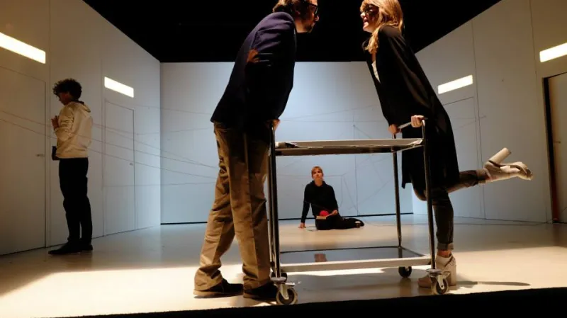 Zkouška hry Podivný případ se psem