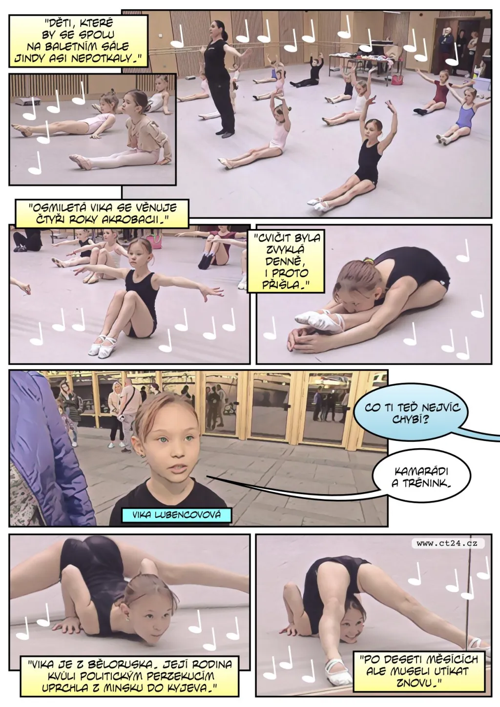 Balet pro děti uprchlíků