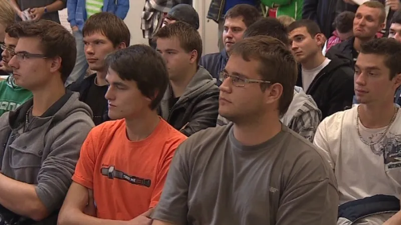 Mladí učni na kariérním semináři v rámci MSV